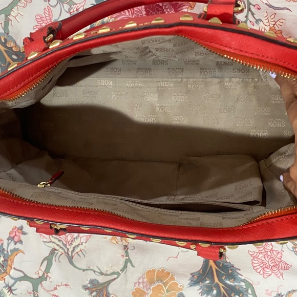 Michael Kors | Bags | Michael Kors Sandrine Studded Large  Michael Kors Sandrine Studded Satchel